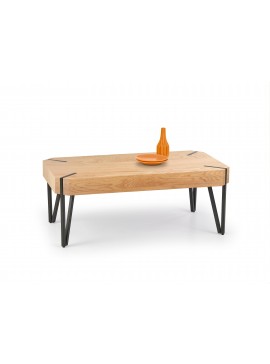 EMILY c.table, color: golden oak / black DIOMMI V-CH-EMILY-LAW-DĄB_ZŁOTY DIOMMI-60-20635