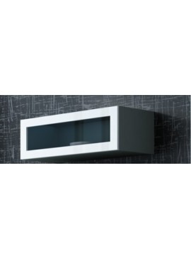 Glazed cabinet VIGO WITR 90 grey/white DIOMMI CAMA-VIGO-WITRYNA-90-SZKŁO-SZ/BI DIOMMI-60-20159