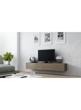 TV Stand VIGO RTV 180 latte/latte DIOMMI CAMA-VIGO-RTV-180-LATTE MAT/LATTE POŁYSK DIOMMI-60-20127
