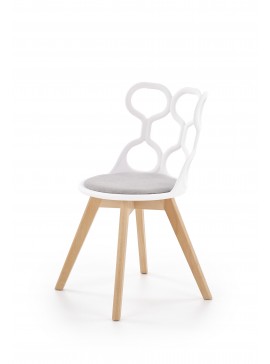 K308 chair DIOMMI V-CH-K/308-KR-BIAŁY/POPIEL DIOMMI-60-21023