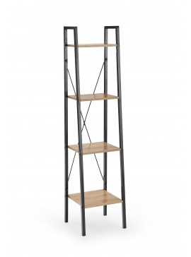 NARVIK REG1 shelving DIOMMI V-CH-NARVIK-REG1-CZARNY/SONOMA DIOMMI-60-21585