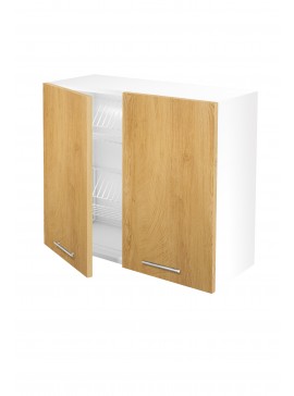 VENTO GC-80/72 top cabinet with drainer, color: honey oak DIOMMI V-UA-VENTO-GC-80/72-D.MIODOWY DIOMMI-60-22924