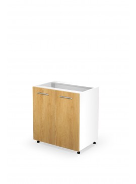 VENTO D-80/82 lower cabinet, color: white / honey oak DIOMMI V-UA-VENTO-D-80/82-D.MIODOWY DIOMMI-60-22823