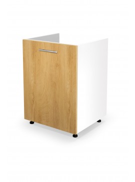 VENTO DK-60/82 sink cabinet, color: white / honey oak DIOMMI V-UA-VENTO-DK-60/82-D.MIODOWY DIOMMI-60-22828