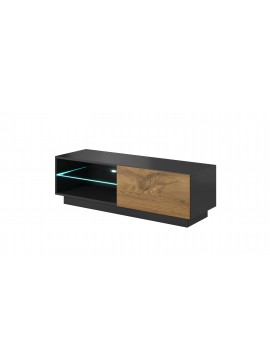 LIVO RTV-120S standing TV-stand, color: antracite/votan oak DIOMMI V-PL-LIVO-RTV-120S-ANTRACYT/VOTAN DIOMMI-60-22343