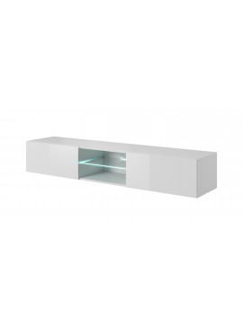 LIVO RTV-180W hanging TV-stand, color: white DIOMMI V-PL-LIVO-RTV-180W-BIAŁY DIOMMI-60-22349