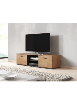 SOHO RTV140 lefkas oak/black DIOMMI CAMA-SOHO-RTV-140-DALE/CZ DIOMMI-60-19983