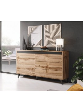 NORD chest of drawers antracyt/black DIOMMI-60-31021
