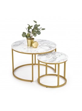 PAOLA set of 2 c. tables DIOMMI V-CH-PAOLA-LAW-ZŁOTY DIOMMI-60-21660