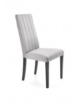 DIEGO 2 chair, color: quilted velvet Stripes - MONOLITH 85 DIOMMI V-PL-N-DIEGO_2-CZARNY-MONOLITH85 DIOMMI-60-22526