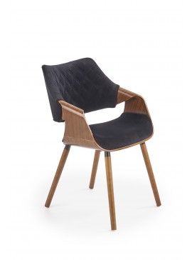 K396 chair, color: walnut / black DIOMMI V-CH-K/396-KR-ORZECH DIOMMI60-21120