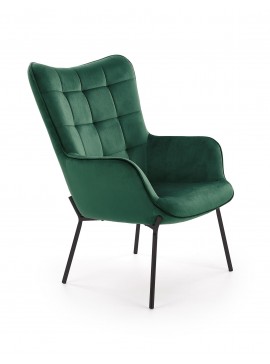 CASTEL l. chair dark green DIOMMI V-CH-CASTEL-FOT-C.ZIELONY DIOMMI60-20507
