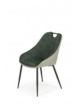 K412 chair, color: dark green / light green DIOMMI V-CH-K/412-KR-C.ZIELONY/J.ZIELONY DIOMMI-60-21148