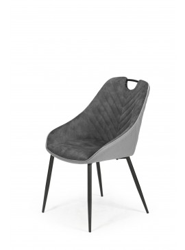 K412 chair, color: dark grey / light grey DIOMMI V-CH-K/412-KR-C.POPIEL/J.POPIEL DIOMMI-60-21147