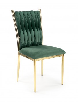 K436 chair color: dark green / gold DIOMMI V-CH-K/436-KR-C.ZIELONY/ZŁOTY DIOMMI-60-21195