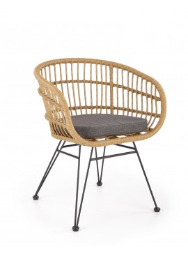 K456 chair natural/grey DIOMMI V-CH-K/456-KR DIOMMI-60-21242