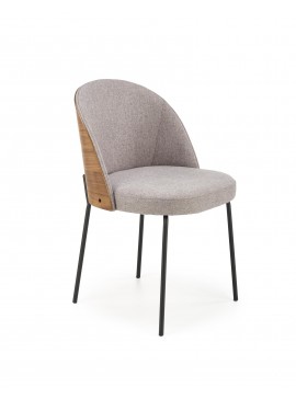 K451 chair color: grey / light walnut DIOMMI V-CH-K/451-KR DIOMMI60-21232