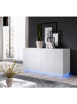 chest of drwewr KOM2D  REJA white gloss/white gloss DIOMMI CAMA-REJA-KOM2D-BI/BI DIOMMI-60-19886