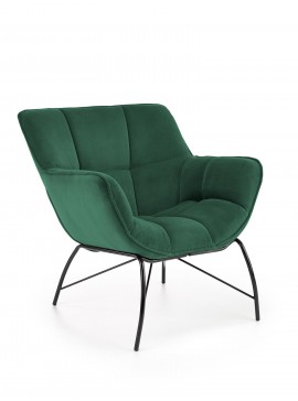 BELTON leisure chair color: dark green DIOMMI-60-24891