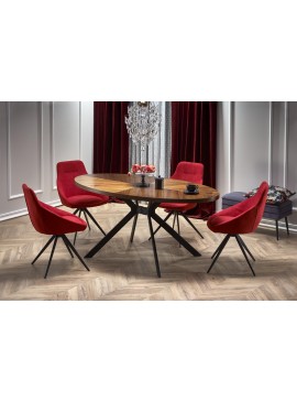 LOCARNO table, color: walnut / black DIOMMI V-CH-LOCARNO-ST DIOMMI-60-21436