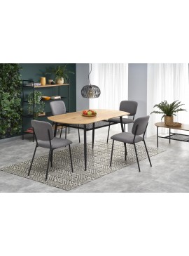 JACKSON table, color: top - golden oak, legs - black DIOMMI V-CH-JACKSON-ST DIOMMI-60-20889