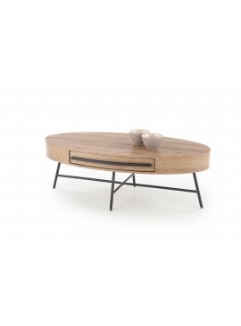 CAROLINA c.table, golden oak / black DIOMMI V-CH-CAROLINA-LAW DIOMMI-60-20489