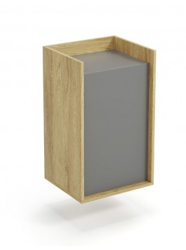 MOBIUS cabinet 1D color: hikora oak/grey DIOMMI V-PL-MOBIUS-SZAFKA_1D-SZARY DIOMMI-60-22426