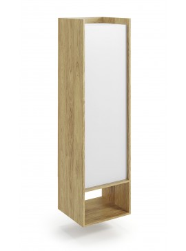 MOBIUS regal 1D color: hikora oak/white DIOMMI V-PL-MOBIUS-REGAŁ_1D-BIEL DIOMMI-60-22395