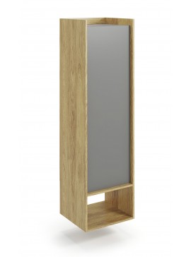 MOBIUS regal 1D color: hikora oak/grey DIOMMI V-PL-MOBIUS-REGAŁ_1D-SZARY DIOMMI-60-22398
