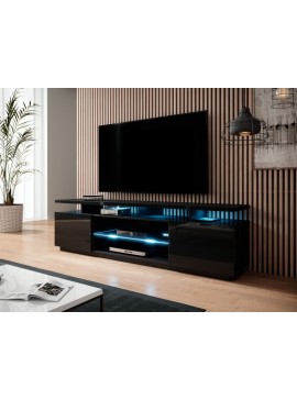 RTV stand EVA black gloss/ black gloss DIOMMI CAMA-EVA-RTV-CZP/CZP DIOMMI-60-19661
