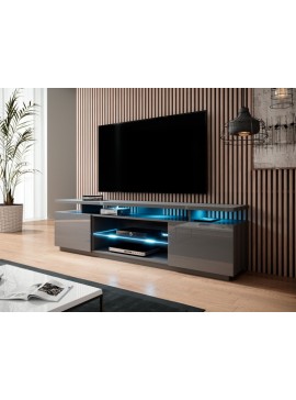 RTV stand EVA graphite gloss/ graphite gloss DIOMMI CAMA-EVA-RTV-GRA/GRA DIOMMI-60-19662