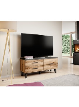 TV stand LOTTA 120 1D2S wotan oak/ black DIOMMI CAMA-LOTTA-RTV-120-1D2S-DWO/CZ DIOMMI-60-19746