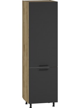 VENTO DP-60/214 high cargo cabinet, color: craft oak / antracite DIOMMI V-UA-VENTO-DU-60/214-ANTRACYT DIOMMI-60-22870
