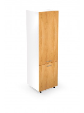 VENTO DP-60/214 high cargo cabinet, color: white/honey oak DIOMMI V-UA-VENTO-DU-60/214-D.MIODOWY DIOMMI-60-22873