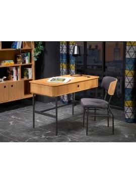 SMART B-1 desk color: natural oak - black DIOMMI V-PL-SMART-B-1 DIOMMI60-22704