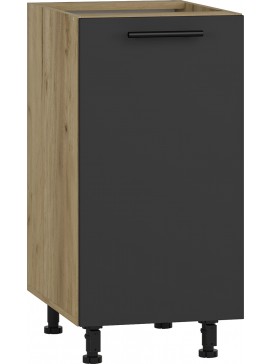 VENTO D-40/82 lower cabinet, color: craft oak/antracite DIOMMI V-UA-VENTO-D-40/82-ANTRACYT DIOMMI-60-22810