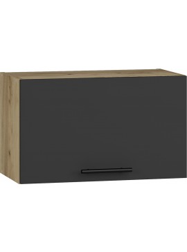 VENTO GO-60/36 hood top cabinet, color: craft oak/antracite DIOMMI V-UA-VENTO-GO-60/36-ANTRACYT DIOMMI-60-22936