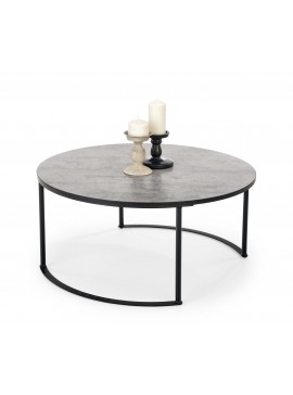 MACAO coffee table, gray / black DIOMMI V-CH-MACAO-LAW DIOMMI-60-21461