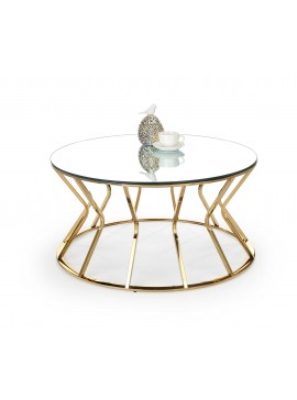 AFINA, coffee table, mirror / gold DIOMMI V-CH-AFINA-LAW DIOMMI-60-20276