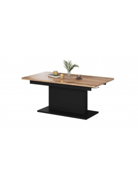 BUSETTI, c.table, wotan oak / black mat DIOMMI V-PL-BUSETTI-LAW-DĄB WOTAN/CZARNY DIOMMI-60-22149