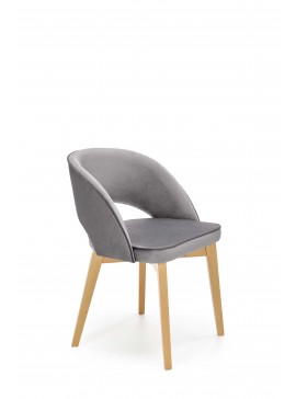 MARINO chair, color: velvet - MONOLITH 85 (light grey) DIOMMI V-PL-N-MARINO-D.MIODOWY-MONOLITH85 DIOMMI60-22588