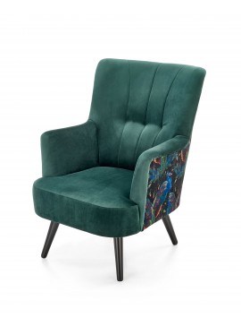 PAGONI chair color: dark green / black DIOMMI V-PL-PAGONI-FOT-C.ZIELONY DIOMMI60-22635