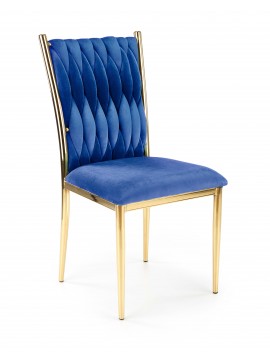 K436 chair color: dark blue / gold DIOMMI V-CH-K/436-KR-GRANATOWY/ZŁOTY DIOMMI-60-21196