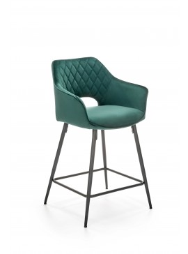 H107 bar stool, color: dark green DIOMMI V-CH-H/107-C.ZIELONY DIOMMI60-20776