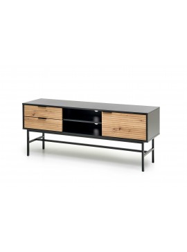 MURANO RTV-1 TV-stand, color: artisan oak/black DIOMMI V-PL-MURANO-RTV-1 DIOMMI-60-22487