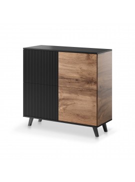 RANDOM KM-2 chest, color: wotan oak/black DIOMMI V-PL-RANDOM-KM-2 DIOMMI-60-22651