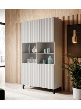 PAFOS Standing bookcase white/white DIOMMI CAMA-PAFOS-REGAL-BI/BI DIOMMI-60-19850