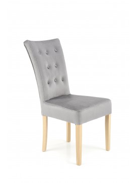 VERMONT chair, honey oak / grey Monolith 85 DIOMMI-60-28133