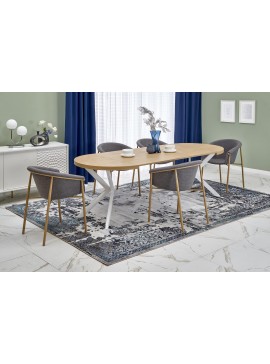 PERONI table golden oak/white DIOMMI V-PL-PERONI-ST-D.ZŁOTY/BIAŁY DIOMMI-60-22641