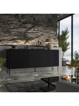 ABI chest of drawers mat black/ mat black DIOMMI-60-26126